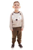 Conjunto moletom masculino infantil