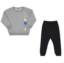 Conjunto Moletom Masculino Infantil Pulla Bulla Ref. 49665 Conjunto Moletom Masculino Infantil Pulla Bulla Ref. 49665