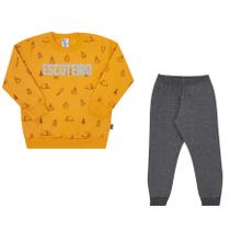 Conjunto Moletom Masculino Infantil Pulla Bulla Ref. 49667 Conjunto Moletom Masculino Infantil Pulla Bulla Ref. 49667