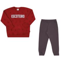 Conjunto Moletom Masculino Infantil Pulla Bulla Ref. 49667 Conjunto Moletom Masculino Infantil Pulla Bulla Ref. 49667