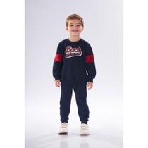 Conjunto Moletom Masculino Infantil Pulla Bulla Ref. 49669