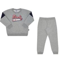 Conjunto Moletom Masculino Infantil Pulla Bulla Ref. 49669 Conjunto Moletom Masculino Infantil Pulla Bulla Ref. 49669