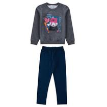 Conjunto Moletom Menina Infantil 10 ao 18 Malwee Ref. 091472