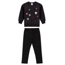 Conjunto Moletom Menina Infantil 4 ao 8 Malwee Ref. 91475 Conjunto Moletom Menina Infantil 4 ao 8 Malwee Ref. 91475