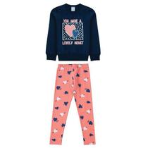 Conjunto Moletom Menina Infantil 4 ao 8 Malwee Ref. 91484 Conjunto Moletom Menina Infantil 4 ao 8 Malwee Ref. 91484
