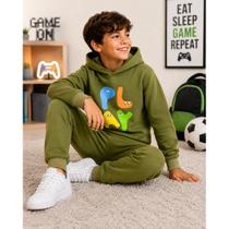 Conjunto Moletom Menino 6 A 10 Peluciado Inverno Play