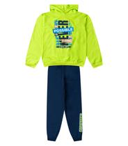 Conjunto Moletom Menino Blusão E Calça Select Verde