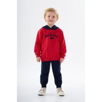 Conjunto Moletom Menino com Capuz Pulla Bulla Ref. 50272 Conjunto Moletom Menino com Capuz Pulla Bulla Ref. 50272