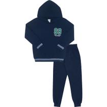 Conjunto Moletom Menino com Capuz Pulla Bulla Ref. 50376 Conjunto Moletom Menino com Capuz Pulla Bulla Ref. 50376