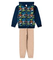 Conjunto Moletom Menino Jaqueta E Calça Select Azul Conjunto Moletom Menino Jaqueta E Calça Select Azul