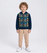 Conjunto Moletom Menino Jaqueta E Calça Select Azul