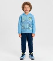 Conjunto Moletom Menino Jaqueta E Calça Select Azul Conjunto Moletom Menino Jaqueta E Calça Select Azul