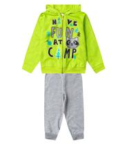 Conjunto Moletom Menino Jaqueta E Calça Select Verde