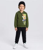 Conjunto Moletom Menino Jaqueta E Calça Select Verde