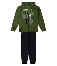 Conjunto Moletom Menino Jaqueta E Calça Select Verde