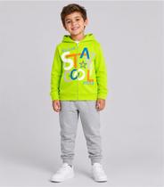 Conjunto Moletom Menino Jaqueta E Calça Select Verde Conjunto Moletom Menino Jaqueta E Calça Select Verde