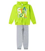 Conjunto Moletom Menino Jaqueta E Calça Select Verde Conjunto Moletom Menino Jaqueta E Calça Select Verde