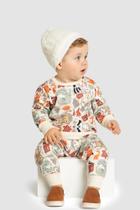 Conjunto Moletom Para Bebê Menino Estampado Animais Marlan Conjunto Moletom Para Bebê Menino Estampado Animais Marlan