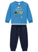Conjunto Moletom Para Bebê Menino Estampado Space Marlan Conjunto Moletom Para Bebê Menino Estampado Space Marlan
