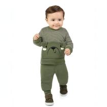 Conjunto moletom peluciado floresta marlan