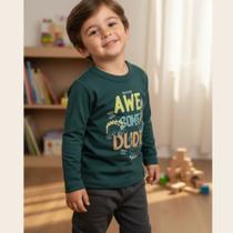 Conjunto Moletom Peluciado Infantil Awesome Dude Rex Conjunto Moletom Peluciado Infantil Awesome Dude Rex