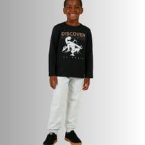 Conjunto Moletom Peluciado Infantil Discover Rei Rex