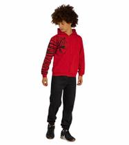 Conjunto Moletom Peluciado Infantil Masculino Tigre Tam.6