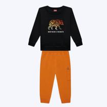 Conjunto Moletom Peluciado Infantil Menino Kyly 1000829 Conjunto Moletom Peluciado Infantil Menino Kyly 1000829