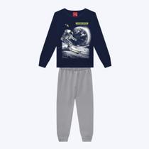 Conjunto Moletom Peluciado Infantil Menino Kyly 1000842 Preto Conjunto Moletom Peluciado Infantil Menino Kyly 1000842 Preto