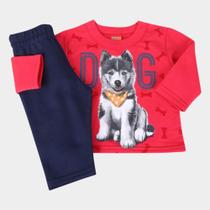 Conjunto Moletom Pelúciado Masculino Kyly