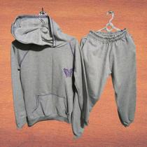 Conjunto Moletom Peluciado Unissex Adulto