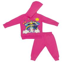 Conjunto Moletom Pink Estampa Arco Íris - Big Bless Conjunto Moletom Pink Estampa Arco Íris - Big Bless