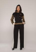 Conjunto Moletom Premium Multicolor Preto Salvatore