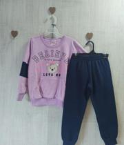 Conjunto moletom princess Amoras