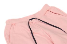 Conjunto Moletom Rosa Bebê Feminino Gola Careca