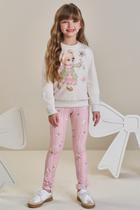 Conjunto Moletom Sem flanela calça Termica Flytech Infanti -