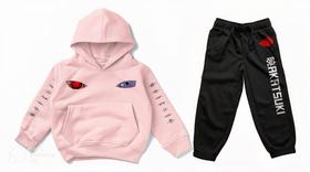 Conjunto Moletom Sharingan Naruto Anime Blusa Calça Infantil