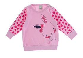 Conjunto moletom silk frente e mangas infantil bebê Ralakids