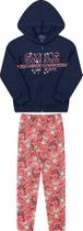 Conjunto Moletom Smile Cor Azul Marinho Conjunto Moletom Smile Cor Azul Marinho