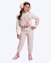Conjunto Moletom Ursinho Infantil Feminino Mundo Cinti 12883 Conjunto Moletom Ursinho Infantil Feminino Mundo Cinti 12883
