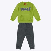 Conjunto Moletom Wolf Infantil Masculino Kyly 1000115