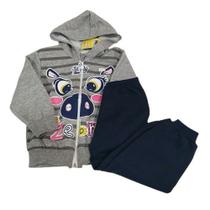 Conjunto Moletom Ziper Infantil Feminino