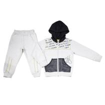 Conjunto Moletom Zíper Infantil Masculino Manga Longa Have Fun 25363