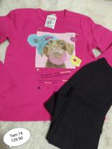 Conjunto moleton infantil menina tamanho 14 Conjunto moleton infantil menina tamanho 14