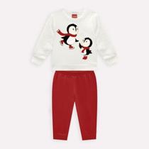 Conjunto moleton menina Kyly 100% algodão quentinho com calça legging Conjunto moleton menina Kyly 100% algodão quentinho com calça legging