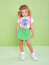 Conjunto momi blusa e short saia Conjunto momi blusa e short saia