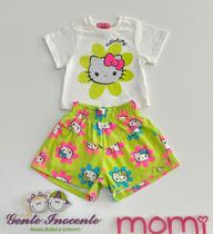 Conjunto Momi Hello Kitty com Short Estampado