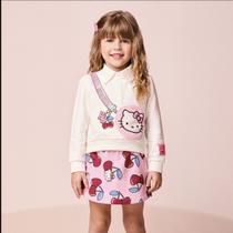 Conjunto Momi Infantil Menina Casaco Saia Hello Kitty J7179 - Conjunto Momi Infantil Menina Casaco Saia Hello Kitty J7179 -