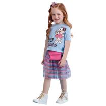 Conjunto Mon Sucré Turma Da Mônica Princess Saia Tule