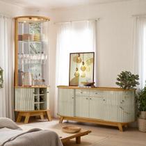 Conjunto Mônaco c/ Cristaleira Marina Cumaru/Opala Conjunto Mônaco c/ Cristaleira Marina Cumaru/Opala